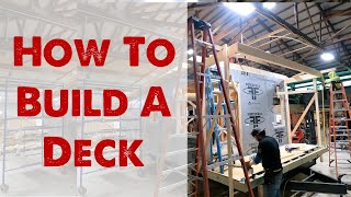 how to build a deck for a house