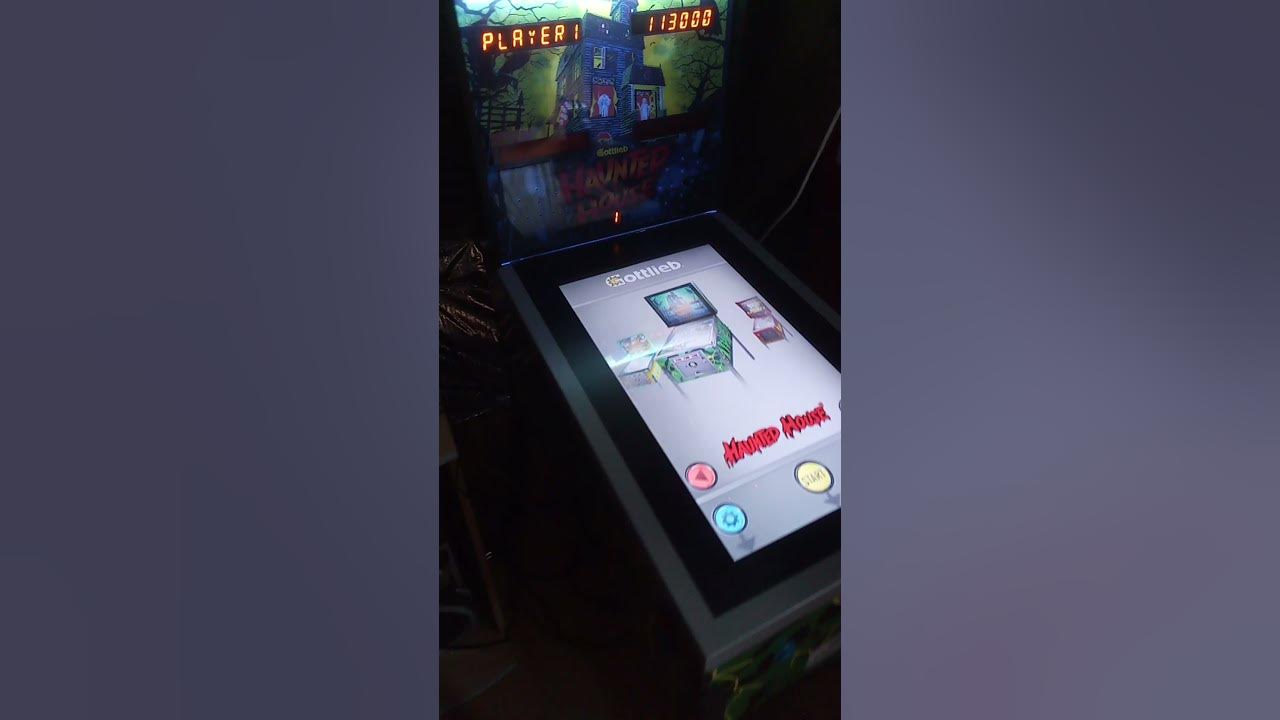Flipper Gottlieb numérique 3D sur pied - écran LCD - 12 tables de jeux en 1