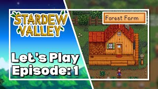 Beginning Our Perfection Run! Stardew Valley | Let's Play Episode 1