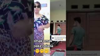 ketika ibu ibu gendut pake celana😂🤭#lawak #shorts