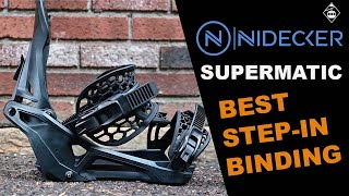 2023 Nidecker Supermatic Snowboard Binding Overview (Best Step In Binding?)