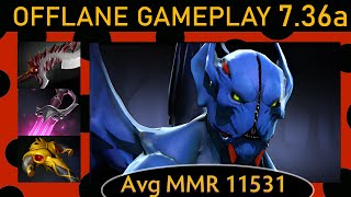 ⭐ New Patch 7.36a! Night Stalker |19/5/29 - 73%| Offlane Gameplay - Dota 2 Top MMR