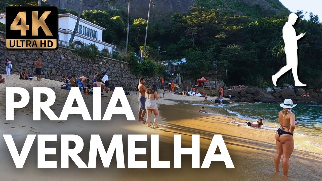 PRAIA VERMELHA: ANDANDO PELA URCA - ZONA SUL DO RIO DE JANEIRO