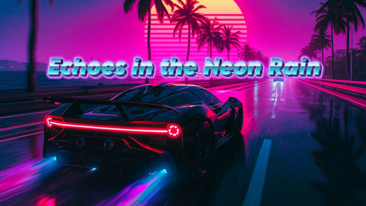 Echoes in the Neon Rain 🌧️ | Emotional Synthwave (Night Drive)