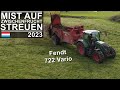 Mist auf Zwischenfrucht streuen | Fendt 722 // Jeantil EVR 18-14 |  Luxemburg 2023