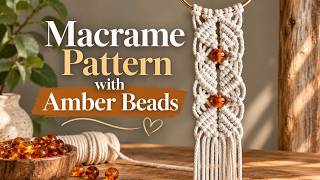Full Elegant Macrame Pattern with Beads | Easy Step-by-Step Tutorial News