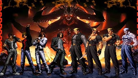 Kyo Kusanagi Team VS. Ryuji Yamazaki Team [KOF MUGEN]