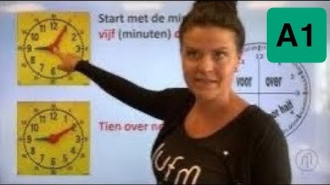 NT2 A1 LES 23C 📅agenda klok kijken⏰hoe laat is het?Tien voor half tien😱 tell time #learndutch TC 2.4