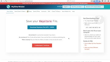 How to register and use MyEtherWallet