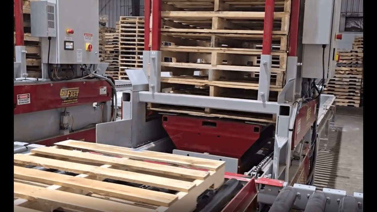 Automatically Stacking and Sorting Pallets