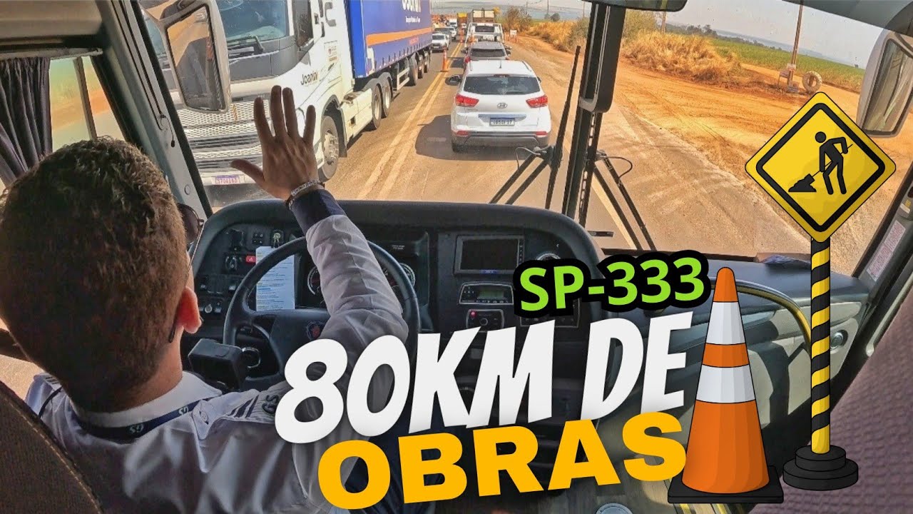 SP-333 em Reforma – Como Está Rodar com 80 KM de Obras!EP13/25