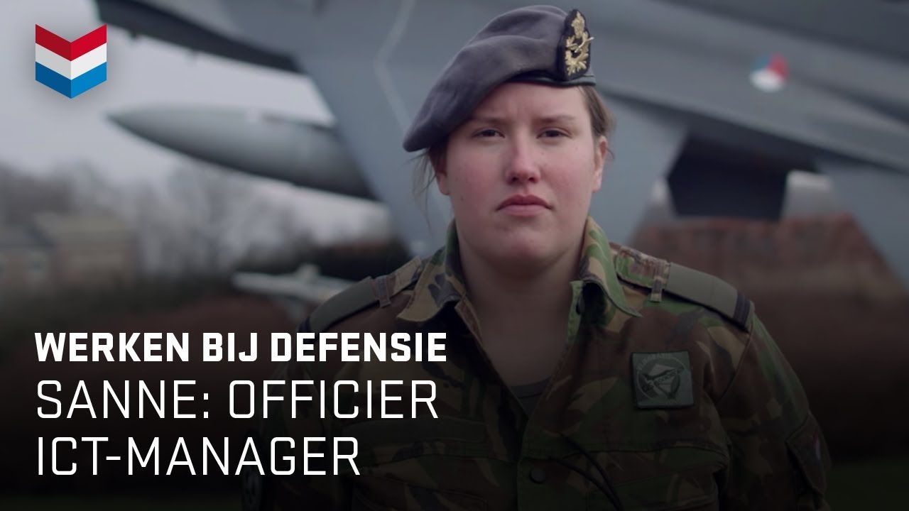 Sanne | Officier ICT manager | Werken bij Defensie - YouTube