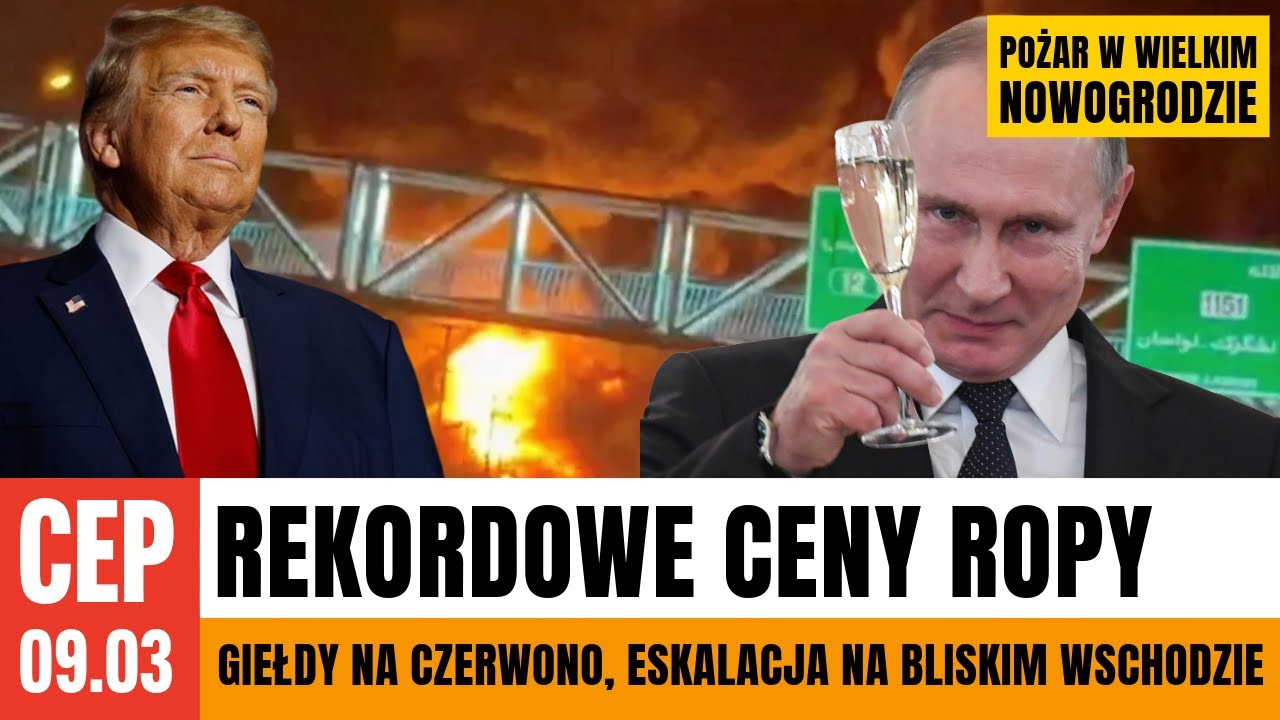 CEP - Wysoka cena ropy uderzy w portfele Polaków. Iran wystawia Amerykanom rachunek za konflikt