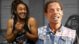 Lanze - DA RACE Tay K FREESTYLE 4K | SquADD Reaction Video | All Def Comedy