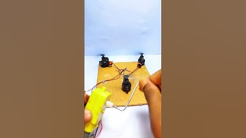 How to Rotate a DC Motor Wheel Using Gear Motor • #shorts #dcmotor