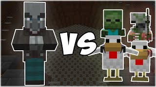 Vindicator vs Chicken Jockeys - Minecraft Mob Battle