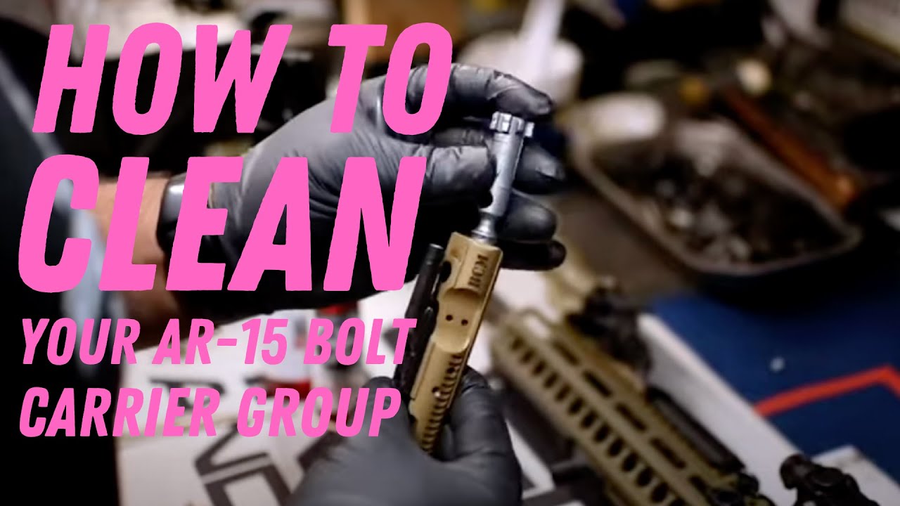 How to clean your AR15 Bolt Carrier Group YouTube