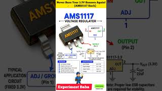 Never Burn Your 3.3V Sensors Again! 🪄⚡ (AMS1117 Hack)