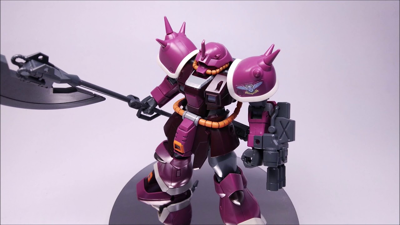 BANDAI HG 1/144 MS-08TX Efreet (Doug Schneid's) Gundam Model Kit - Figure With Heat Lancer & Gatling Gun - View #4