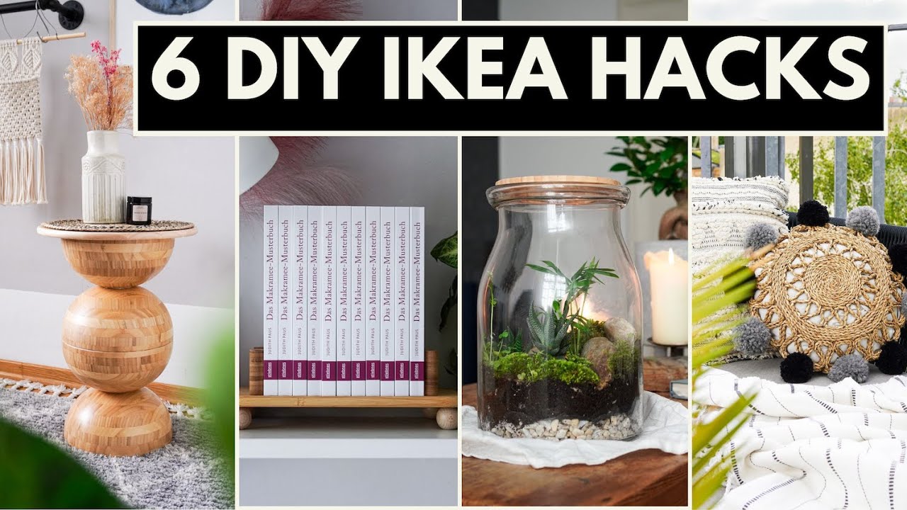 6 DIY IKEA HACKS | Upcycling Ideen für dein Zuhause die du lieben wirst ...