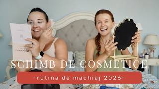 Ma machiez cu produsele cosmetice ale Oanei si ea cu ale mele | Rutina de machiaj 2026 | AB