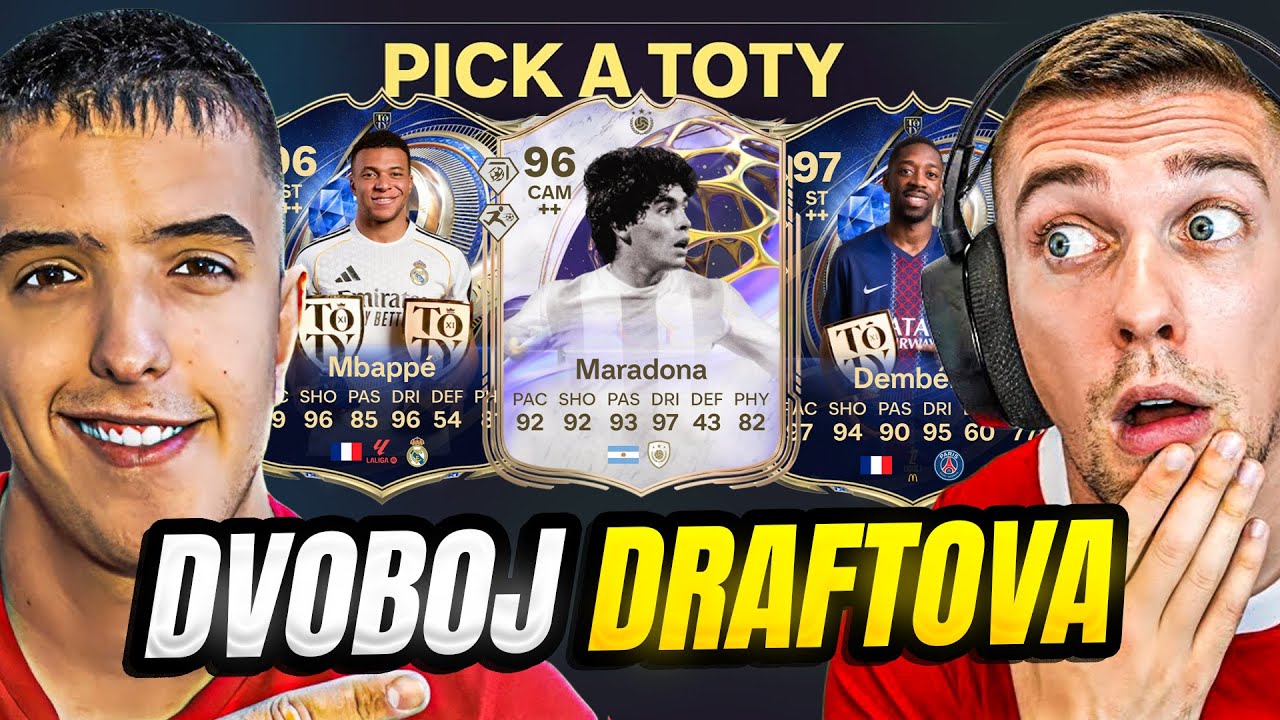 DVOBOJ DRAFTOVA SA IDŽOM ! TKO ĆE SLOŽITI BOLJI DRAFT ? FC 26