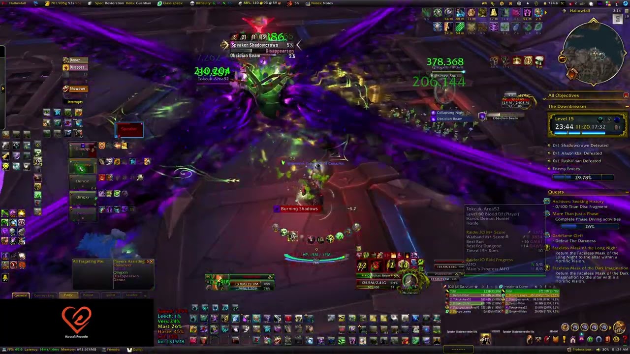 15 The Dawnbreaker Resto Druid Wildstalker