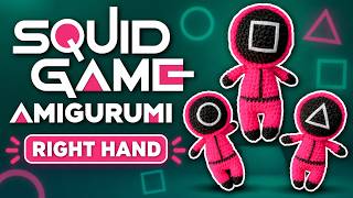 Squid Game Pink Soldiers Helpers Amigurumi | Pattern + PDF | Crochet With Me + GIVEAWAY!