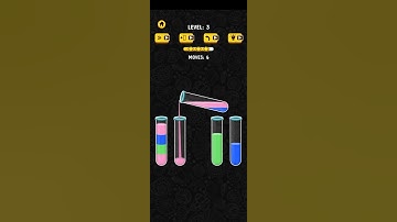 Color water sort 3d Level 3 || water challenge game play ||Max Gaming Shakeel