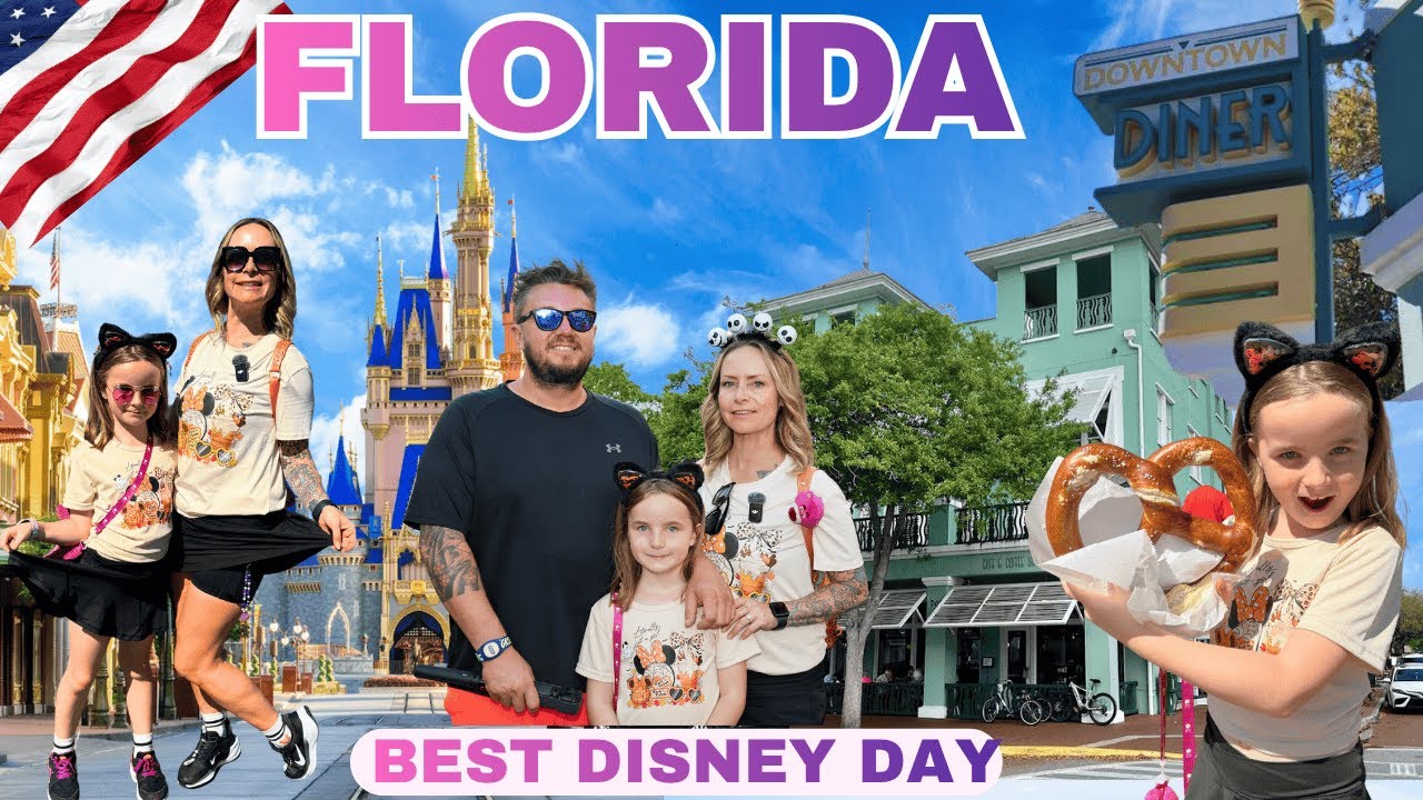 ✨ День Диснея! 🌴🍳 Праздничный завтрак → 🎢🏰 Веселье в Волшебном Королевстве → 👸🏼🍽️ Ужин с персонажами