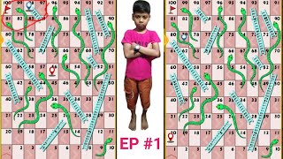 Lodu king snake and ladder game | lodu snake ladder game play | gp Vs yuli - ep #1 screenshot 5