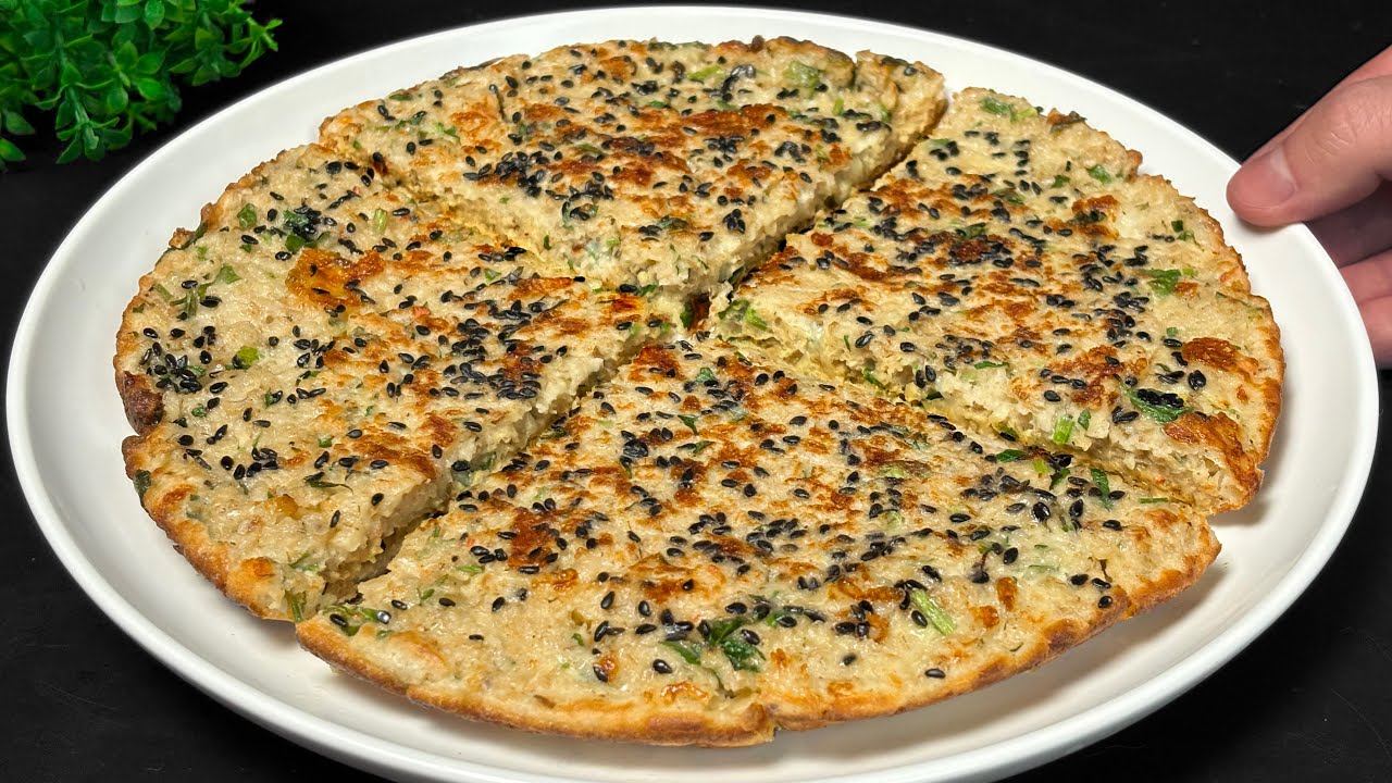 Nur 1 Tasse Haferflocken! Besser als Pizza! Gesundes Rezept für sauberes Essen!