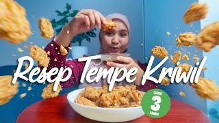 Resep Tempe Kriuk Cuma 3 bahan!