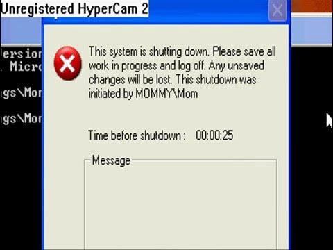 Shutdown code