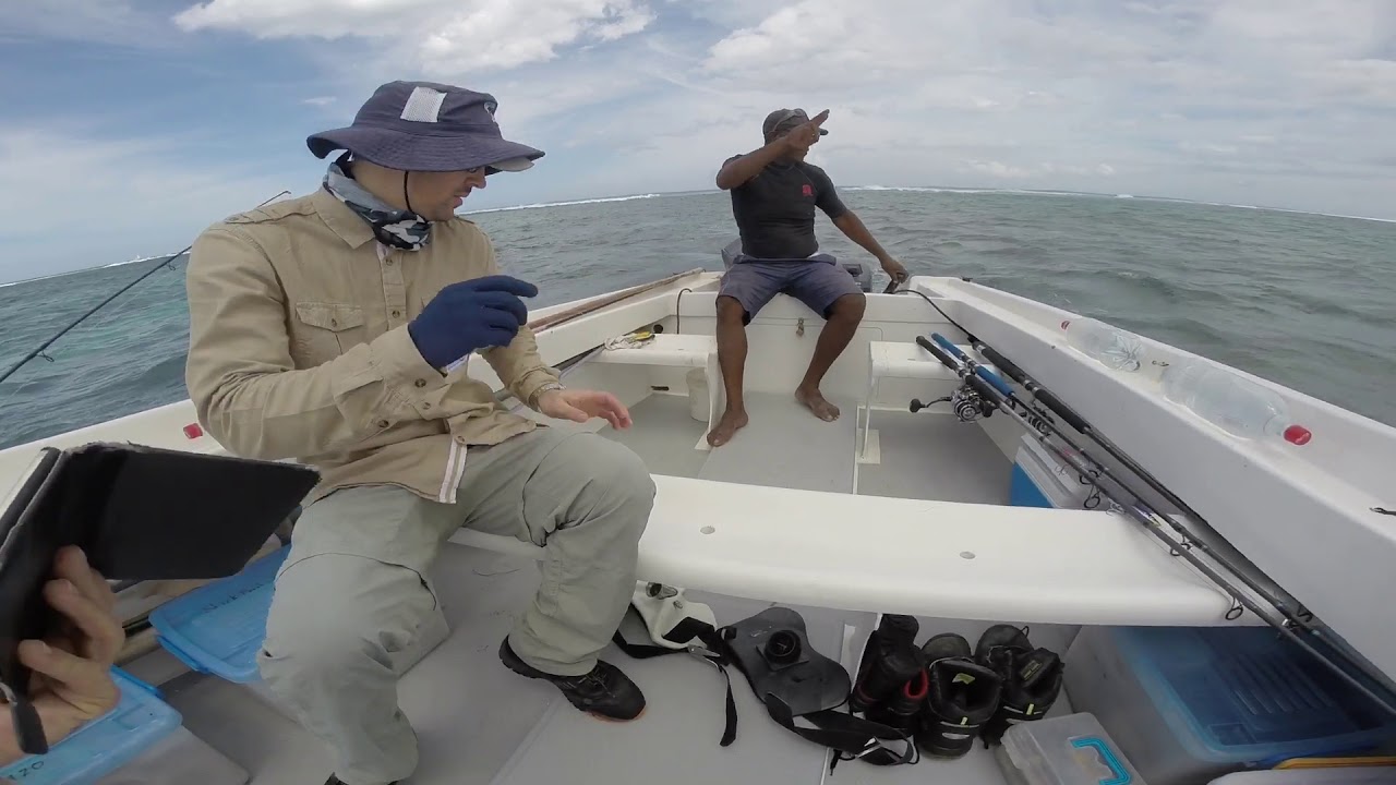 Fishing with the best guide on Mauritius.