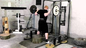 dynamic effort box squat-60kg + doubled blue bands