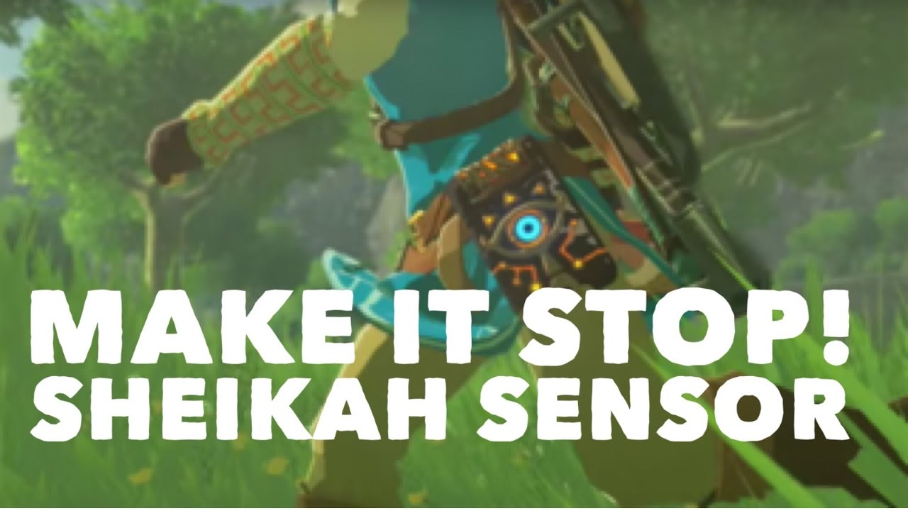 Breath Of The Wild How To Turn Off The Sheikah Sensor Youtube