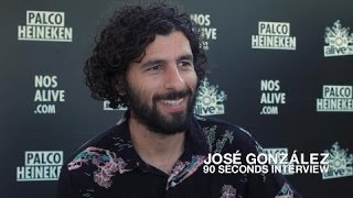 90 second interview: José González