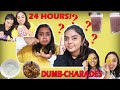 We only ate food we could GUESS BY ACTIONS😱for 24 HOURS |Dumb Charades food challenge