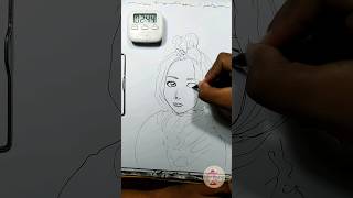 Cek Khodam!!! Gambar pocong cantik dalam 3 menit #ghost #pocong #hantu #anime #sketch #drawing