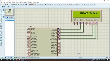 Simulasi Running Text LCD 16x2 dengan Atmega16 di CodeVisionAVR