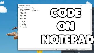 How To Code On Notepad | Html Java Css screenshot 5