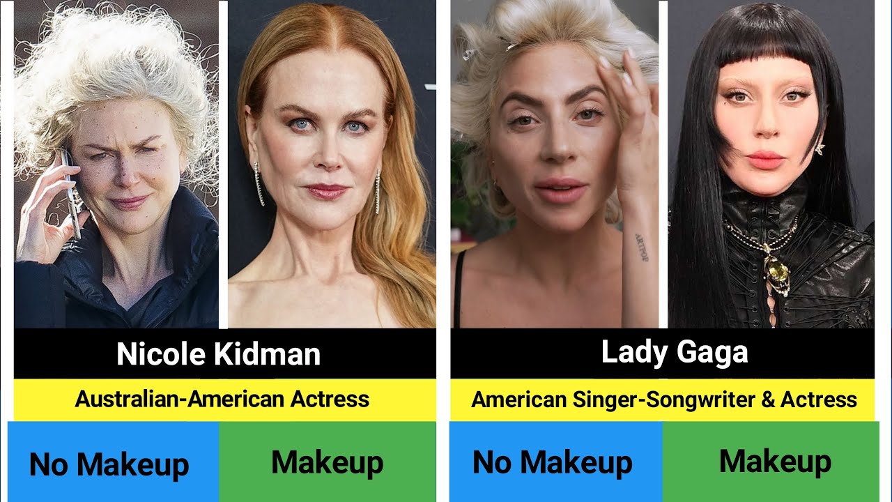 😲Hollywood Stars Without Makeup 2025 | Before and After