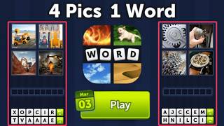 4 Pics 1 Word Daily Puzzle Answers March 3, 2026 screenshot 3