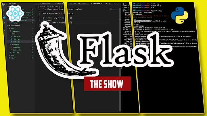 Getting Started With Python Flask Blueprint | How to Structure And Configure Big Flask Project | HD