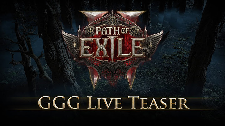 Path of Exile 2: GGG Live Teaser