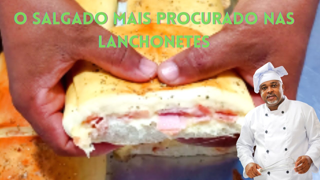 Esse e o salgado mas pedido nas lanchonetes, joelho turbinado