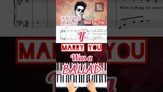 Bruno Mars Marry You Helping out with Valentines Day Proposals! #piano @TheoryNotes