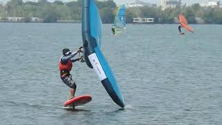 Jason pump back  #wingfoiling #大鵬灣 #風浪板