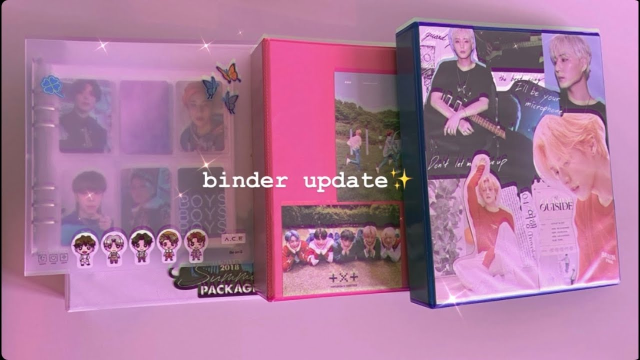 kpop binder update august 2022 | bts, btob, txt, enhypen and more 🌈